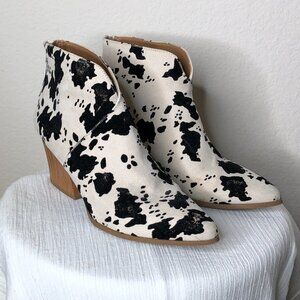 GORGEOUS, "QUPID" FAUX LEATHER ANKLE BOOTS
